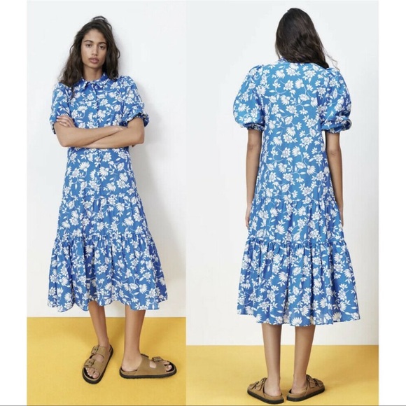 zara-dresses-zara-floral-midi-dress-poshmark
